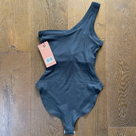 girlfriend collective NWT Tate One Shoulder Bodysuit Bundle 2 - Picture 2 of 7